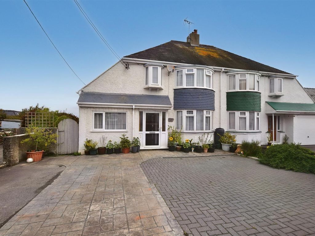 3 bed semidetached house for sale in Aberporth, Cardigan SA43, £