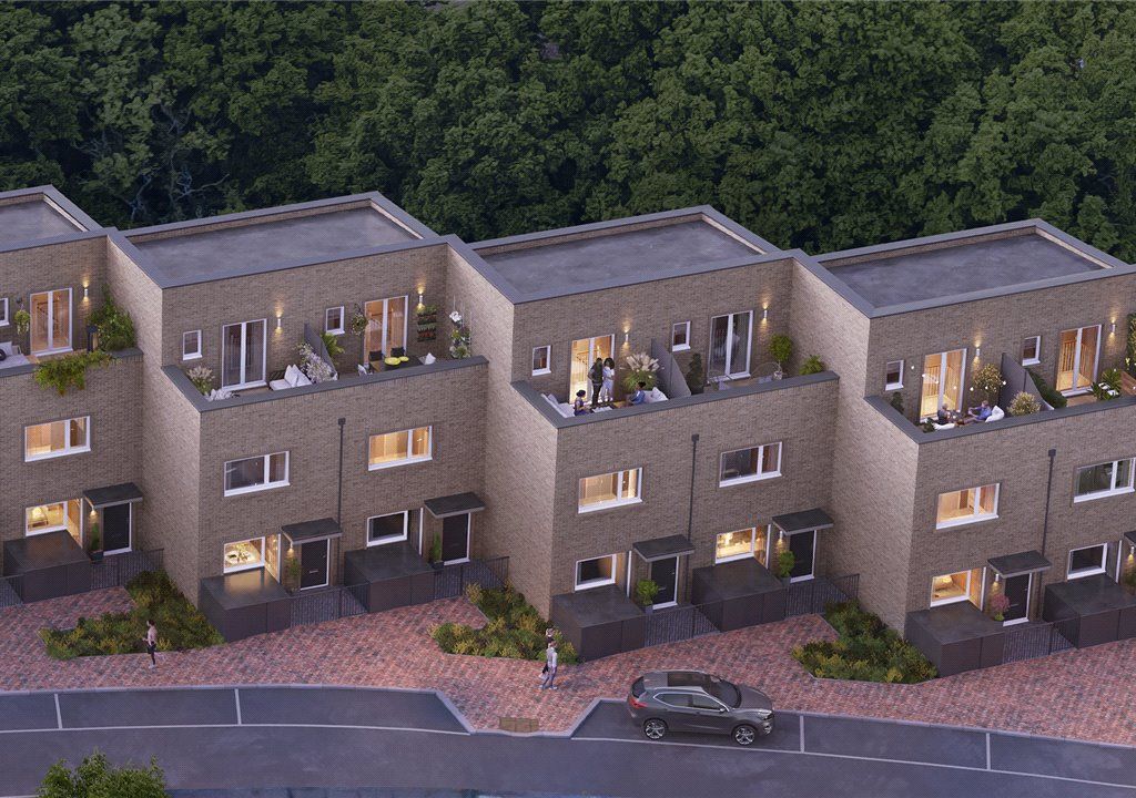 New home, 3 bed terraced house for sale in Hatfield Rise, High View