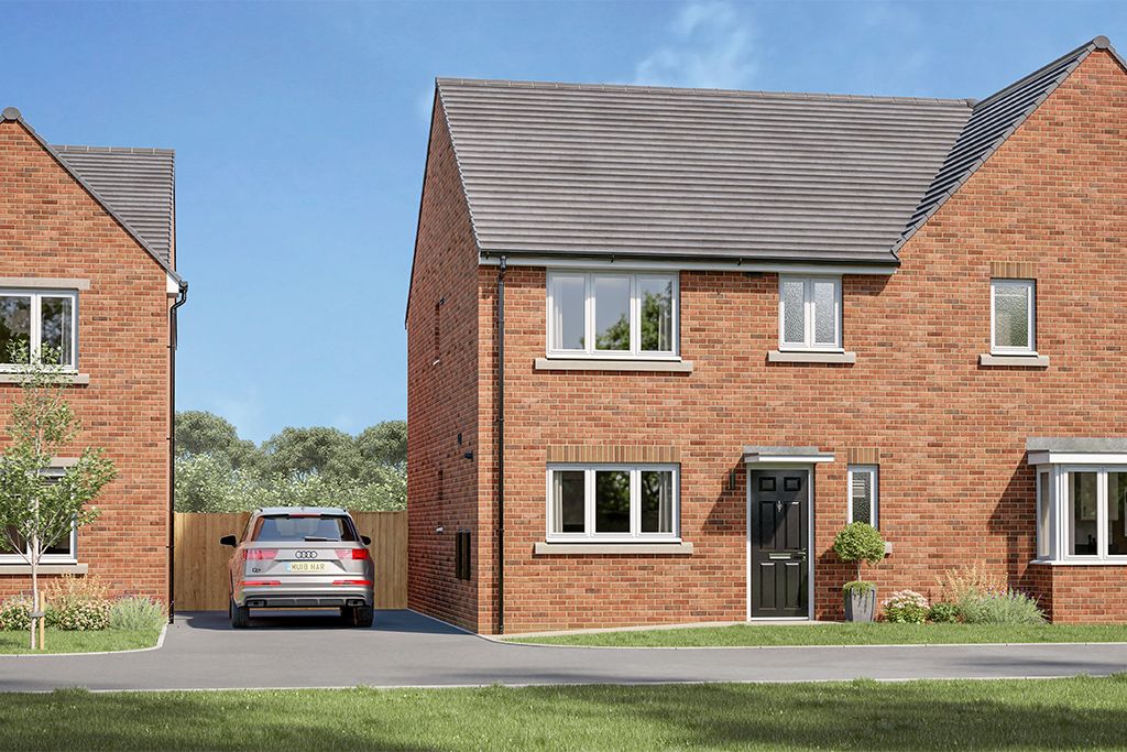 New home, 3 bed property for sale in "The Raven" at Welsh Road, Garden