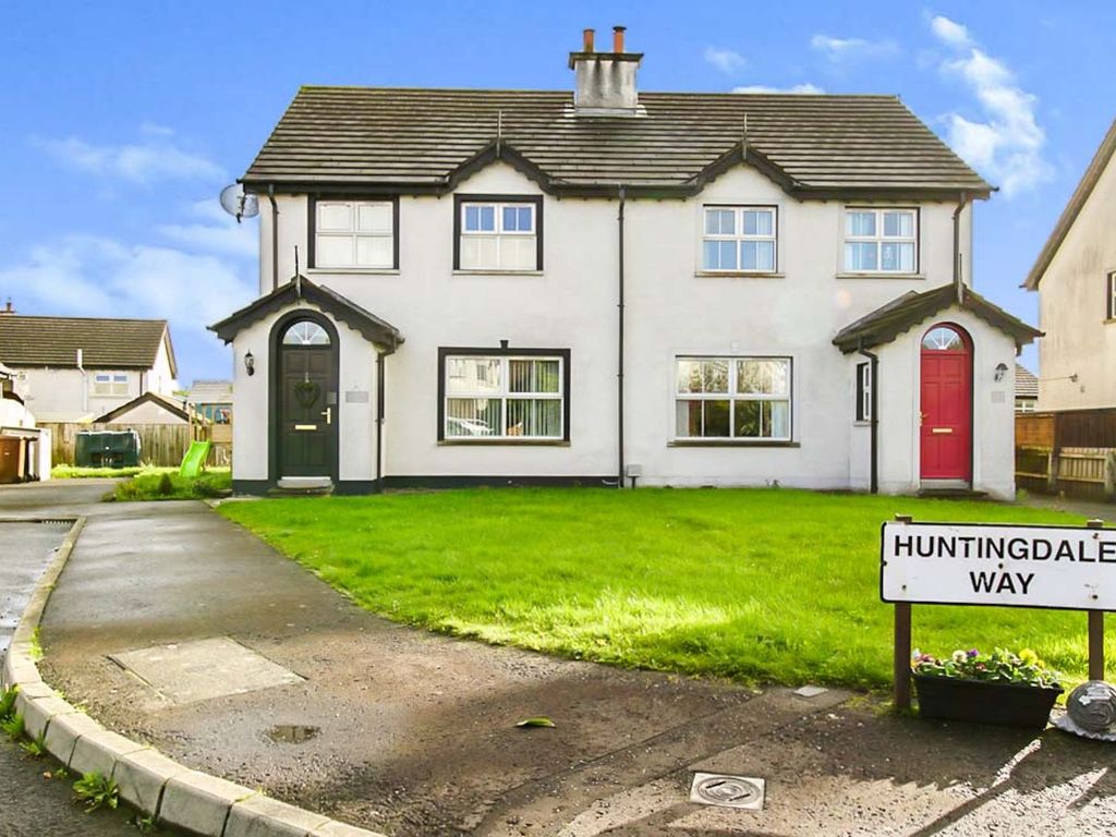 3 bed semidetached house for sale in Huntingdale Way, Ballyclare BT39