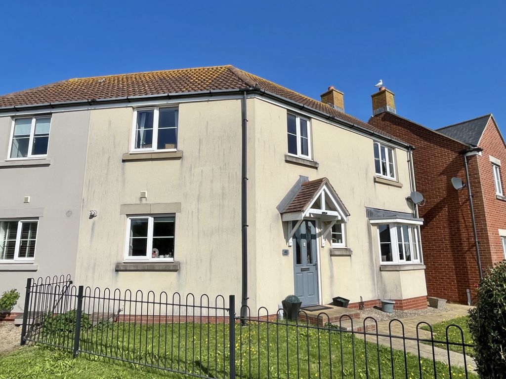 3 bed semidetached house for sale in Naish Road, Berrow TA8, £254,950