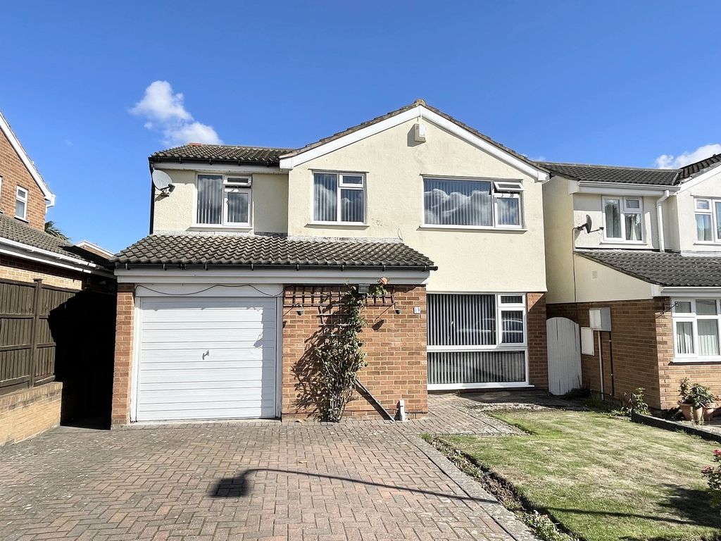 4 bed detached house for sale in Bideford Close, Wigston