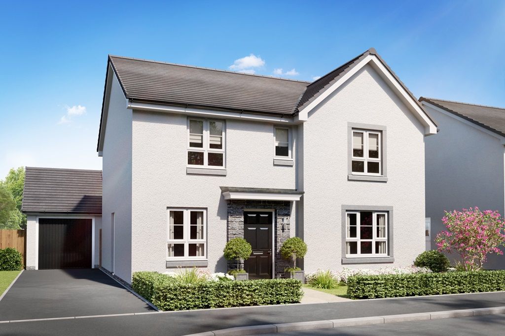 New home, 4 bed detached house for sale in "Balloch" at Eaglesham Road