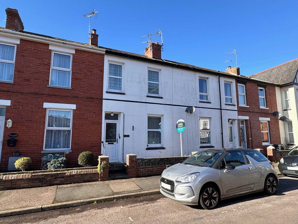 3 bed terraced house for sale in Egremont Road, Exmouth EX8, £250,000