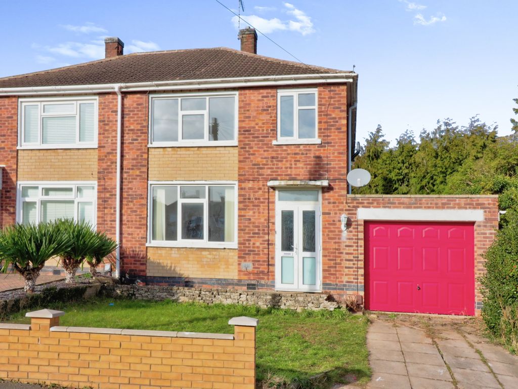 3 bed semidetached house for sale in Deane Road, Hillmorton, Rugby
