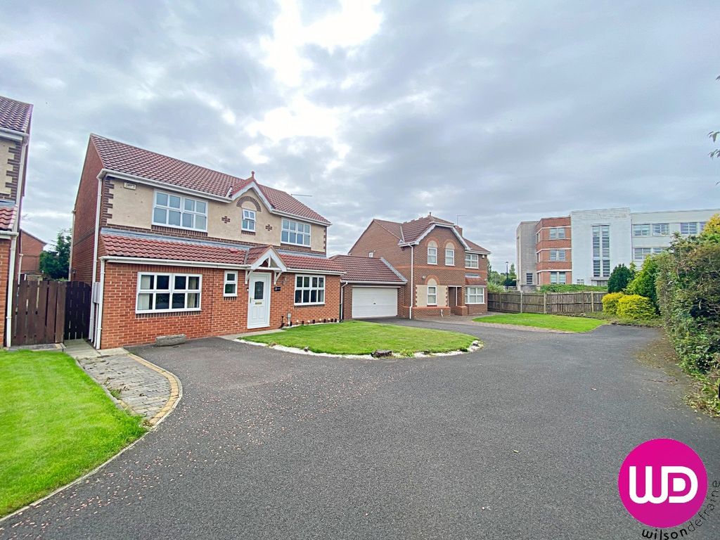 4 bed detached house for sale in Woolmer Court, Newcastle Upon Tyne NE7