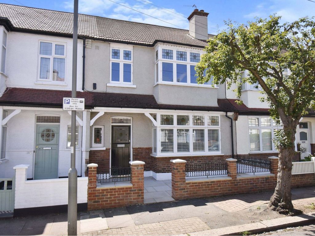 3 bed terraced house for sale in Crowborough Road, Tooting SW17, £