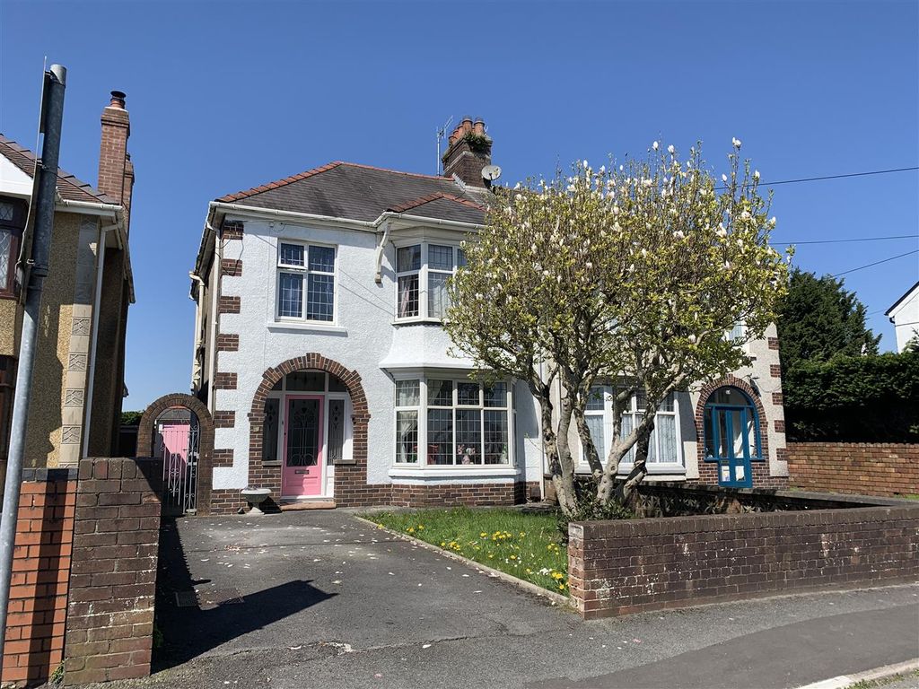 3 bed semidetached house for sale in Capel Road, Dafen, Llanelli SA14