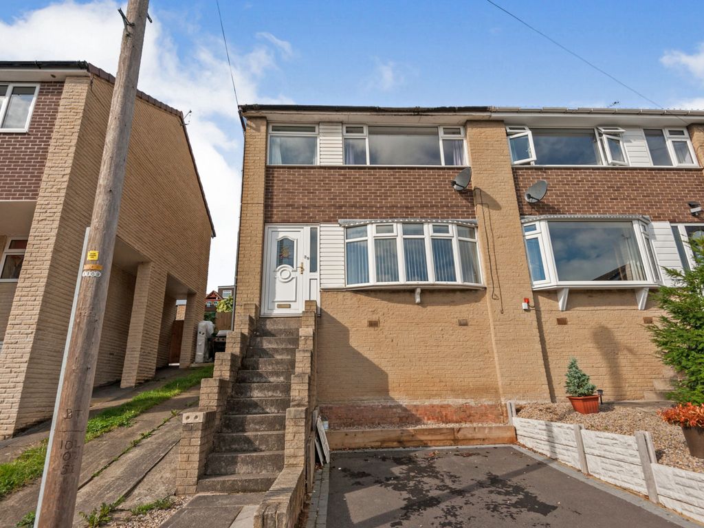 3 bed semidetached house for sale in Woodburn Avenue, Dewsbury WF12