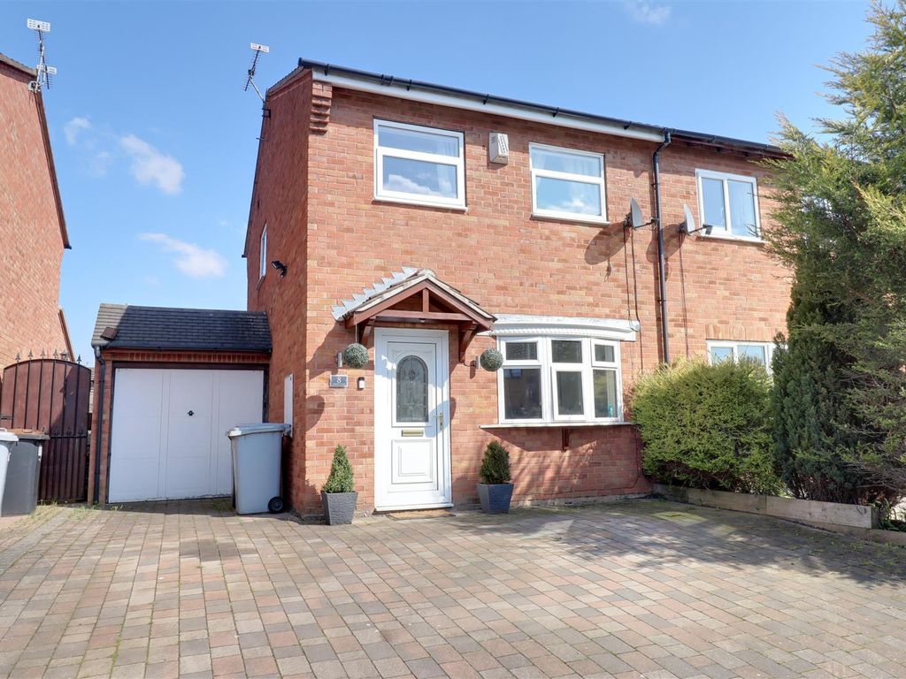 3 bed semidetached house for sale in Verdin Court, Leighton, Crewe CW1