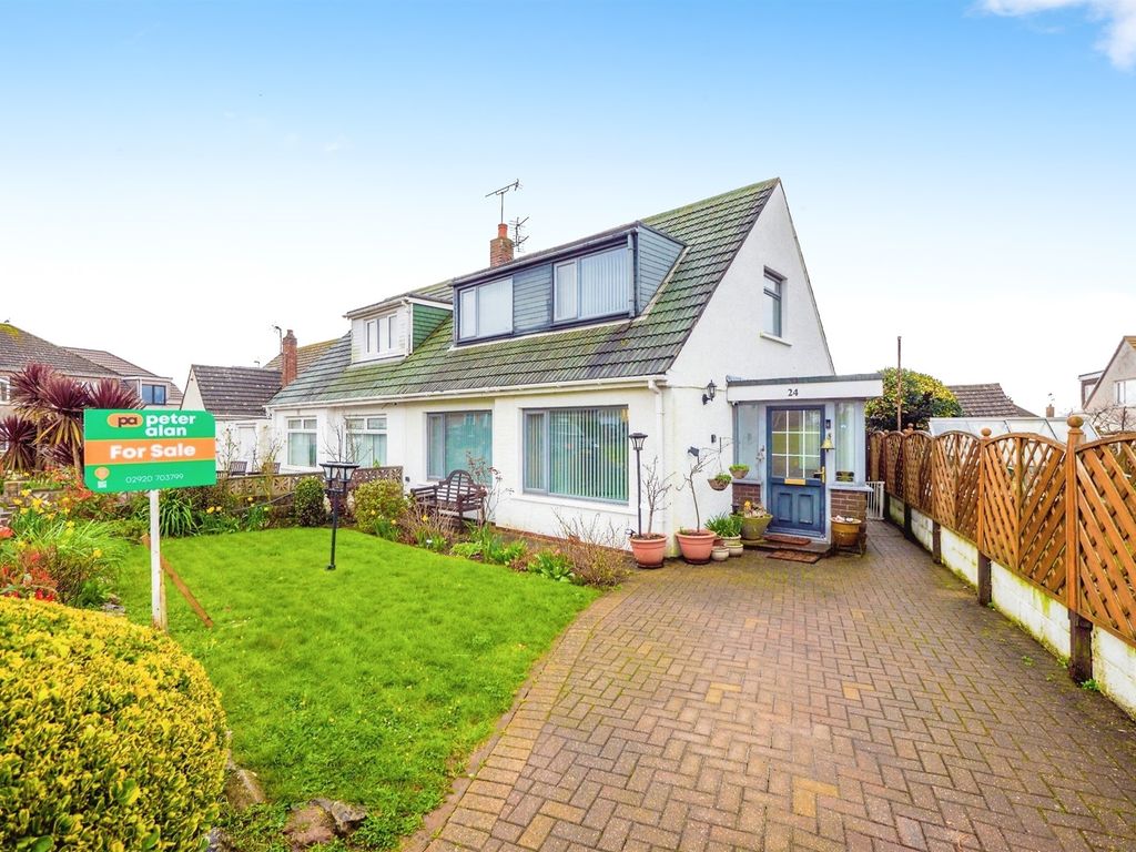 3 bed semidetached bungalow for sale in Nailsea Court, Sully, Penarth