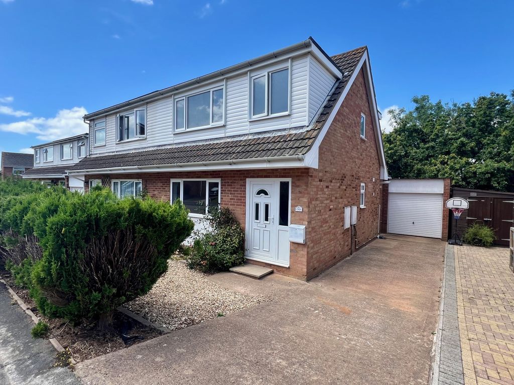 3 bed semidetached house for sale in Maple Drive, Exmouth EX8, £