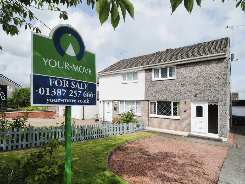 2 bed semidetached house for sale in Kirkland Place, Dumfries, Dumfries And Galloway DG1, £