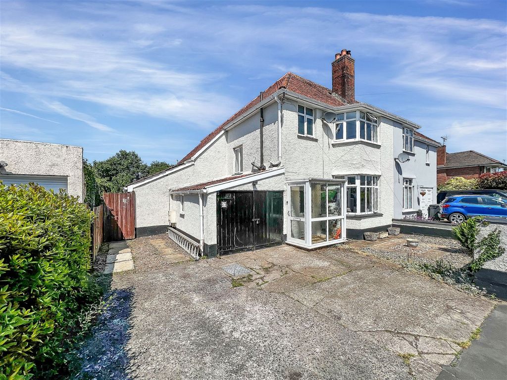 3 bed semidetached house for sale in Hillcrest Road, Newport, Barnstaple, North Devon EX32, £