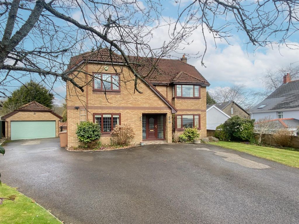 5 bed detached house for sale in The Paddocks, Cwmgelli, Blackwood NP12