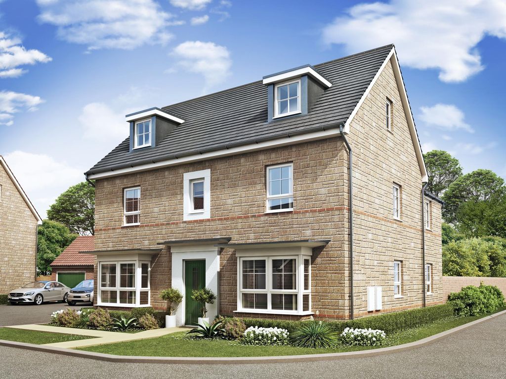 New home, 5 bed detached house for sale in "Marlowe" at Stephens Road, Overstone, Northampton