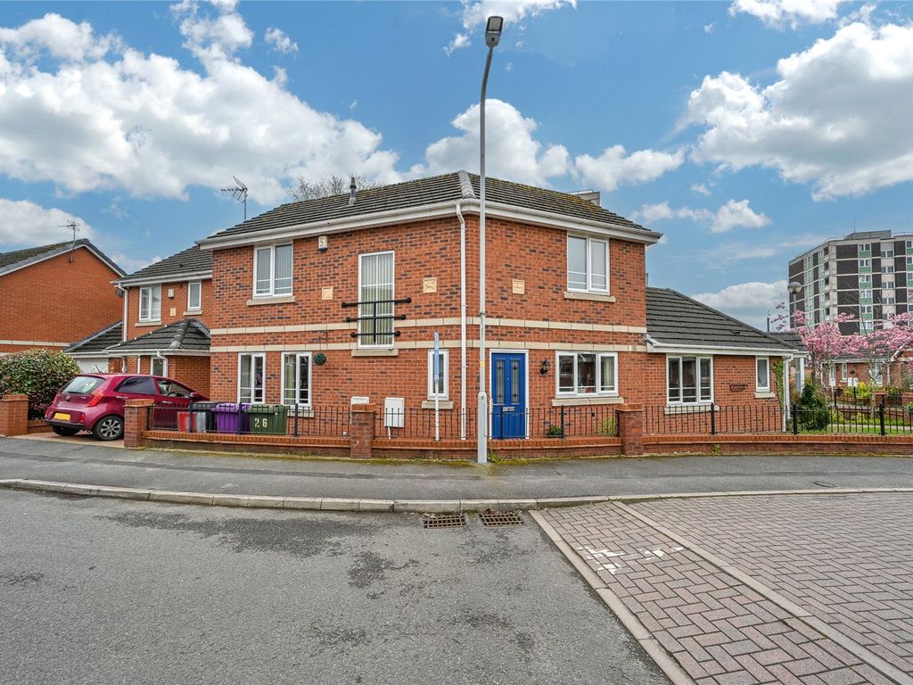 3 bed semidetached house for sale in Upton Green, Fordhouses