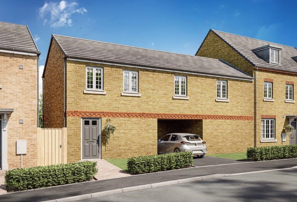 New home, 2 bed flat for sale in White Post Road, Bodicote, Banbury