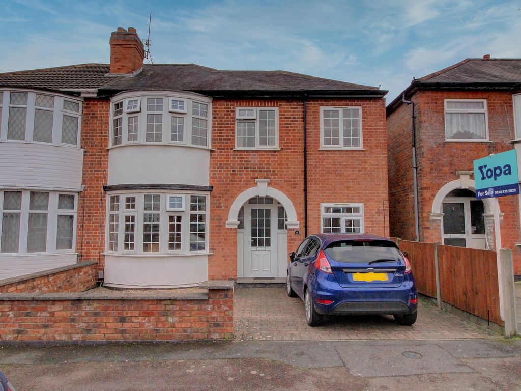 4 bed semidetached house for sale in Riddington Road, Braunstone