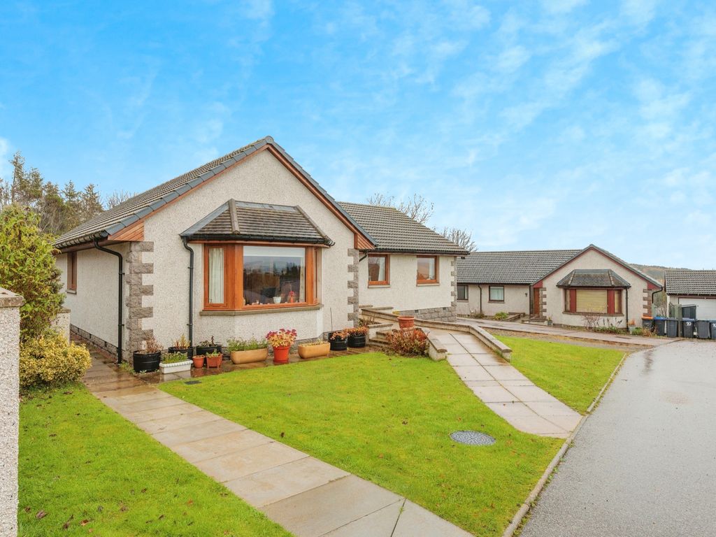 4 bed detached bungalow for sale in Murray Crescent, Huntly AB54, £