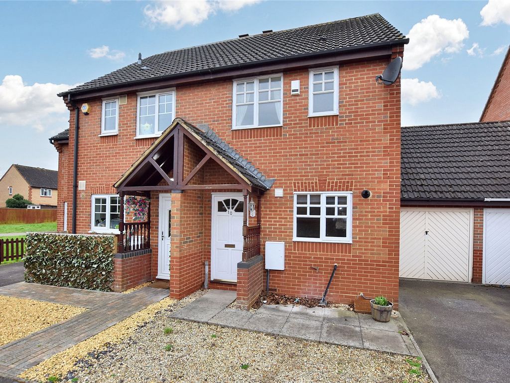 2 bed semidetached house for sale in Evenlode Drive, Didcot OX11, £