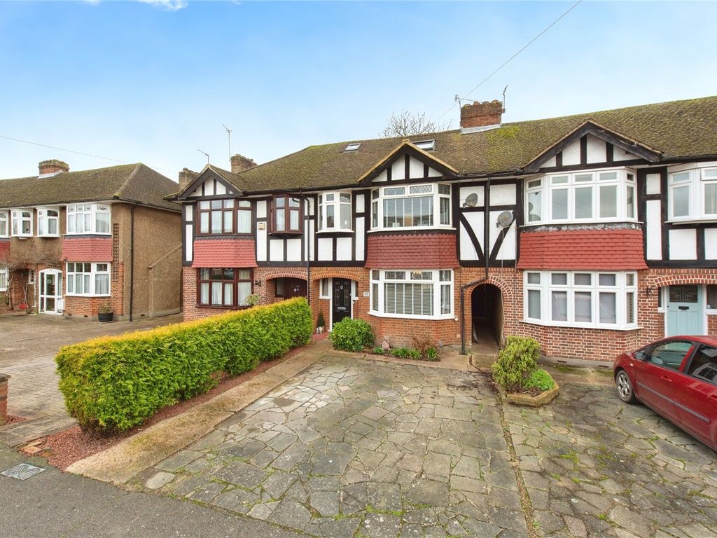 4 bed terraced house for sale in Cheshire Gardens, Chessington KT9, £