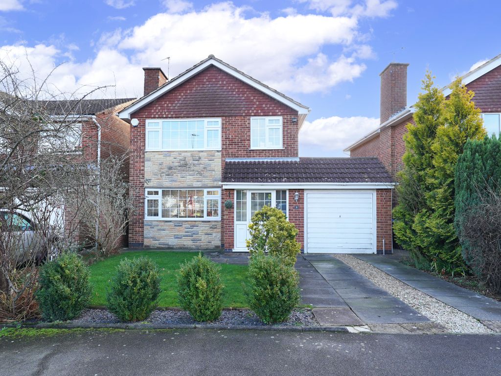 3 bed detached house for sale in Highfield Road, Groby, Leicester, Leicestershire LE6, £325,000