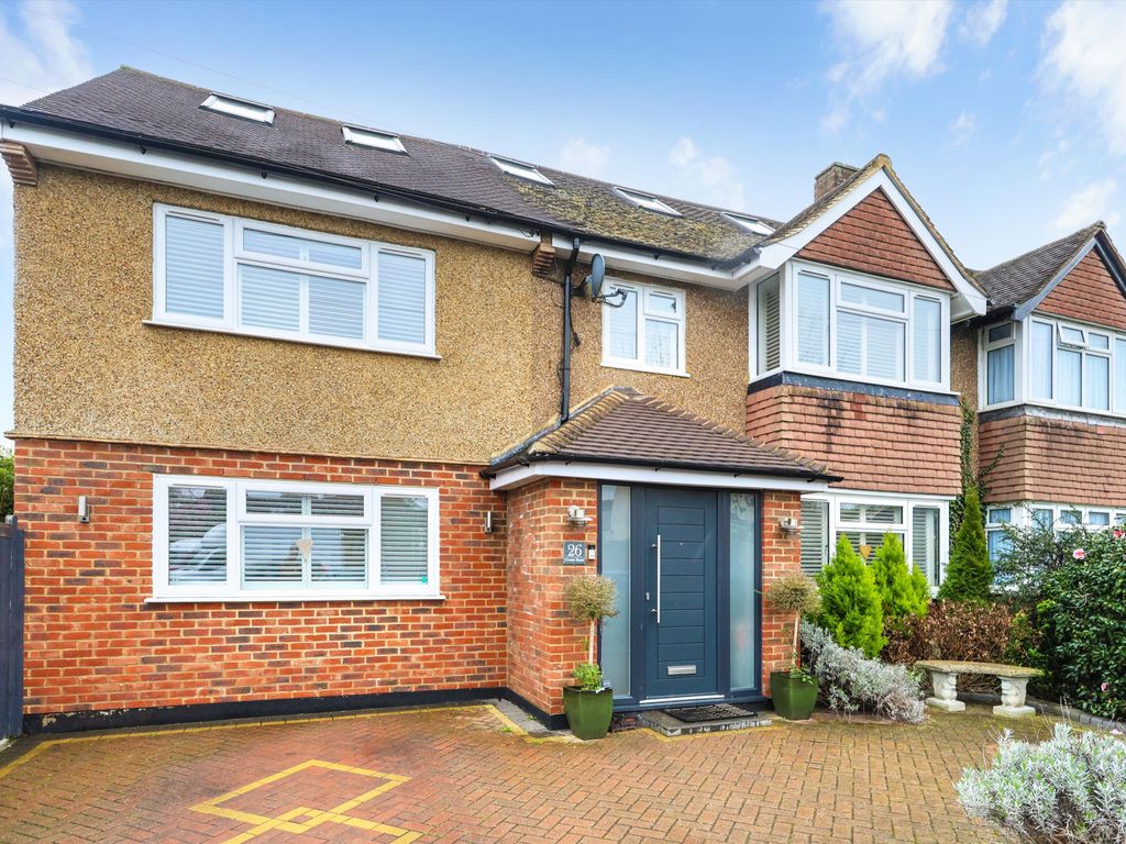 5 bed semidetached house for sale in Grotto Road, Weybridge, Surrey