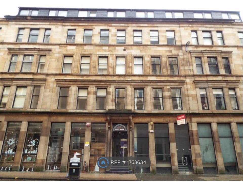1 bed flat to rent in South Frederick Street, Glasgow G1 Zoopla