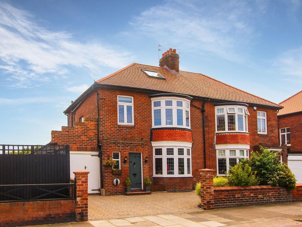4 bed semidetached house for sale in Percy Park, Tynemouth, North