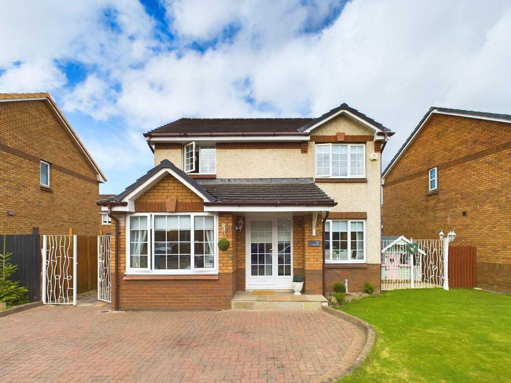 4 bed detached house for sale in Atlin Drive, Motherwell ML1, £245,000