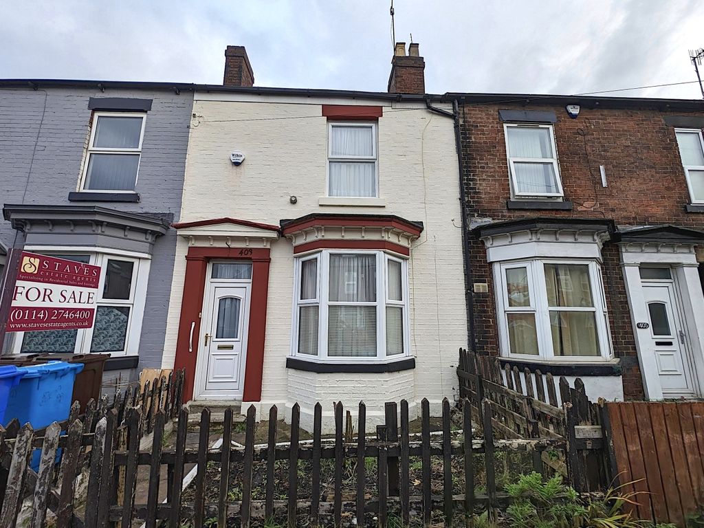3 bed terraced house for sale in Shoreham Street, Highfields S2, £