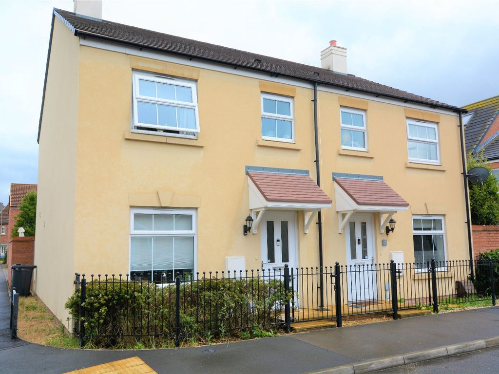 3 bed semidetached house for sale in Boulmer Avenue Kingsway, Quedgeley, Gloucester