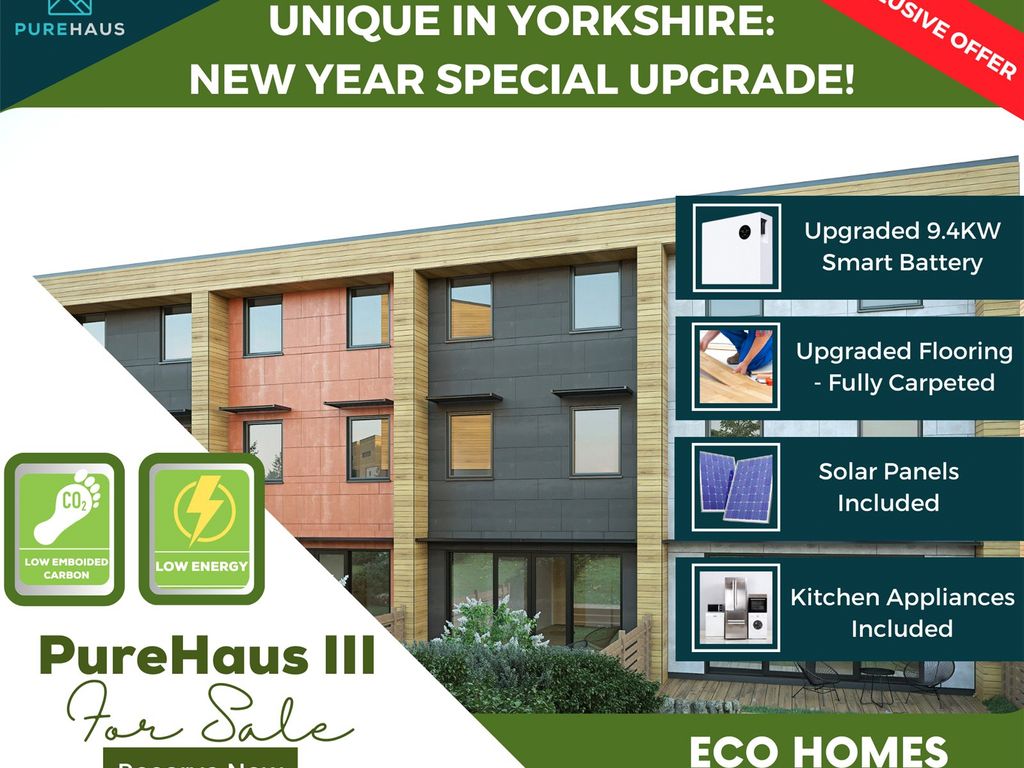 New home, 3 bed town house for sale in Spring Meadow, Bradford Road