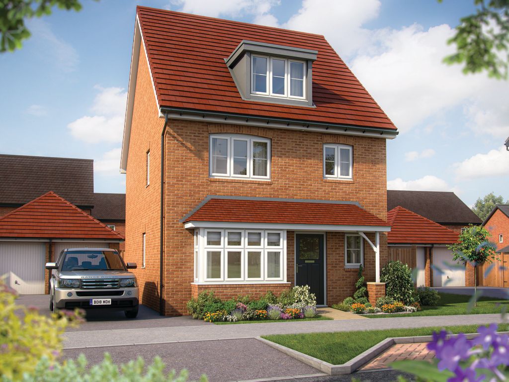 New home, 4 bed detached house for sale in "Willow" at Amos Drive