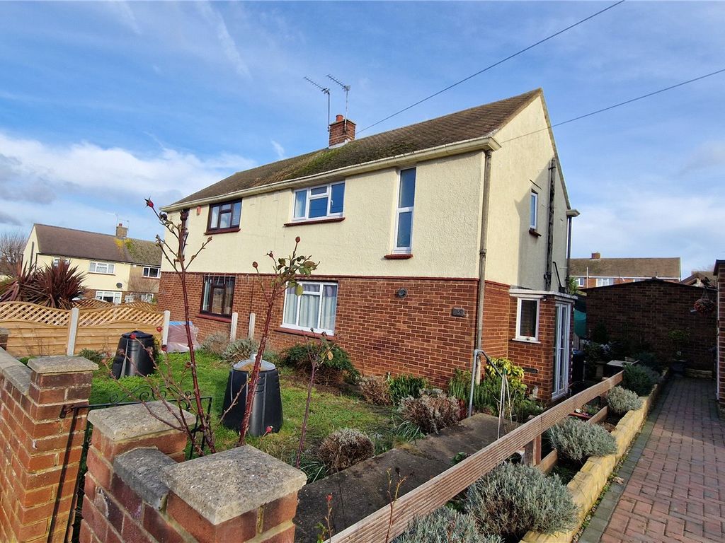 2 bed semidetached house for sale in St. Chads Drive, Gravesend, Kent