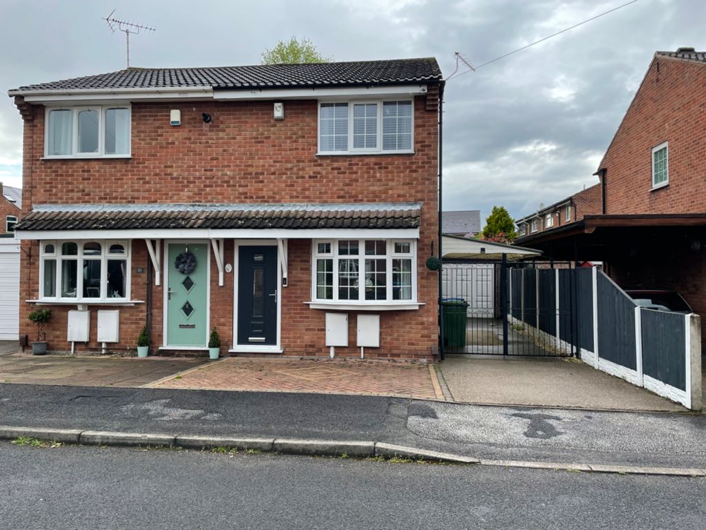 2 bed semidetached house for sale in Sherwood Close, Mansfield NG18