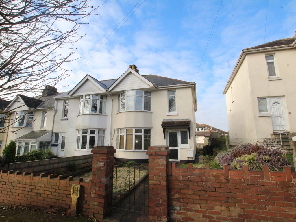 3 bed semidetached house to rent in Barton Hill Road, Torquay TQ2, £