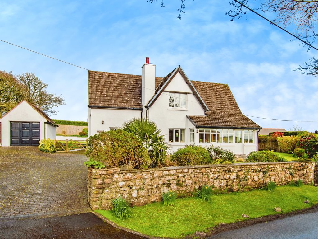 4 bed detached house for sale in Lydstep, Tenby, Pembrokeshire SA70, £