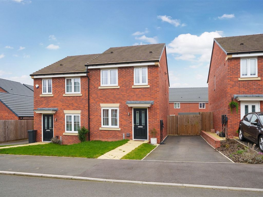 2 bed semidetached house for sale in Cortanis Lane, Desford, Leicester