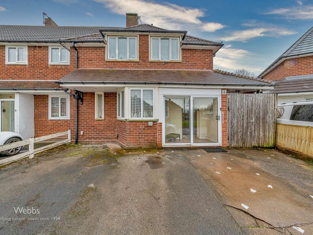 3 bed end terrace house for sale in Whateley Place, Walsall WS3, £