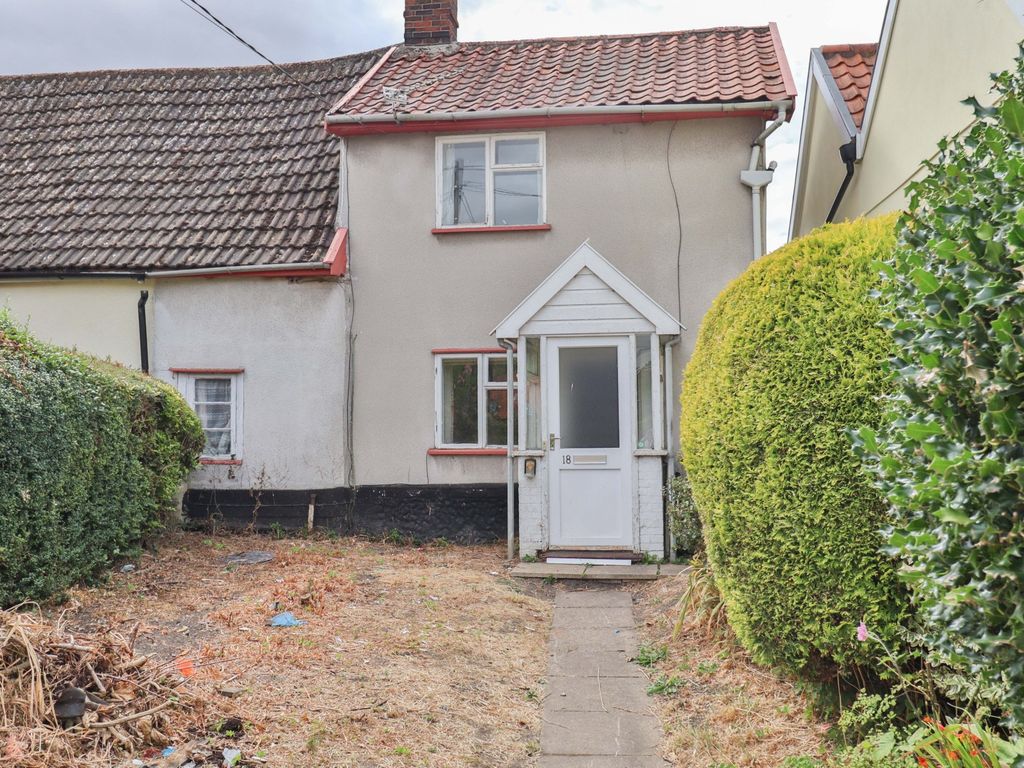 2 bed terraced house for sale in The Green, North Lopham, Diss IP22