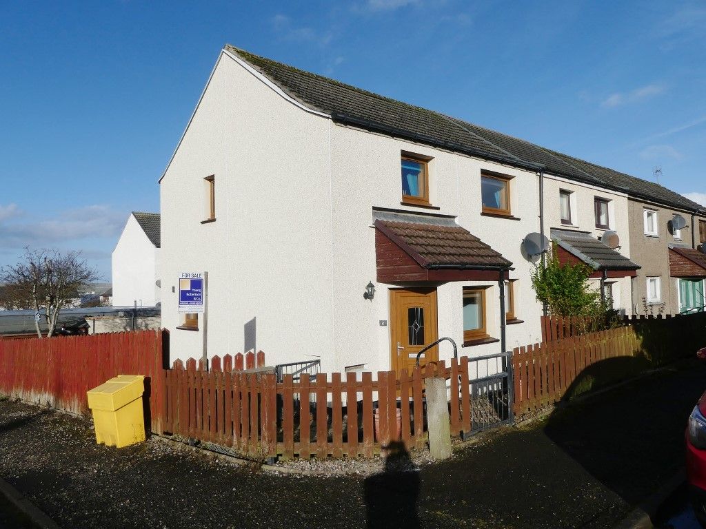 3 bed end terrace house for sale in Bower Court, Thurso KW14, £94,000