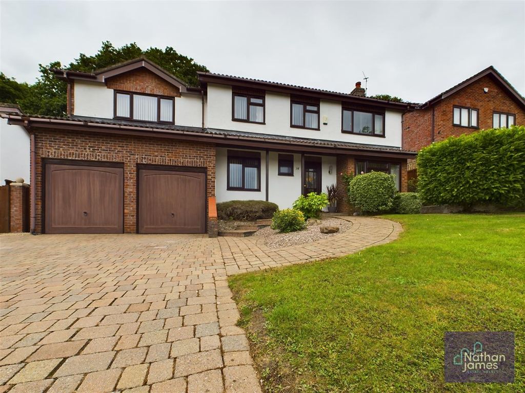 5 bed detached house for sale in Rockfield Glade, Parc Seymour, Penhow