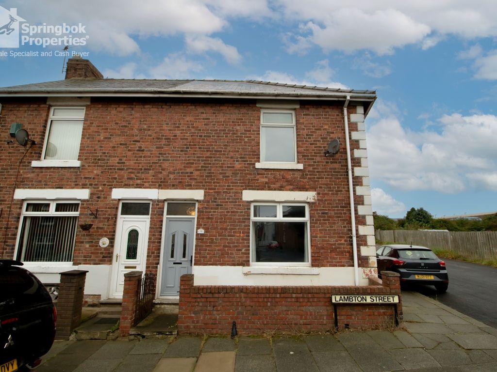 2 bed terraced house for sale in Lambton Street, Shildon, Durham DL4, £