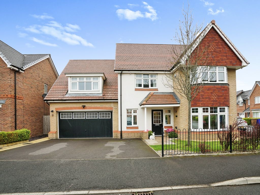 5 bed detached house for sale in Malkins Wood Lane, Worsley, Manchester