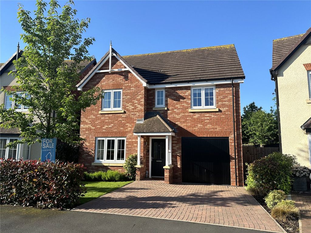 4 bed detached house for sale in Abbot Drive, Hadnall, Shrewsbury