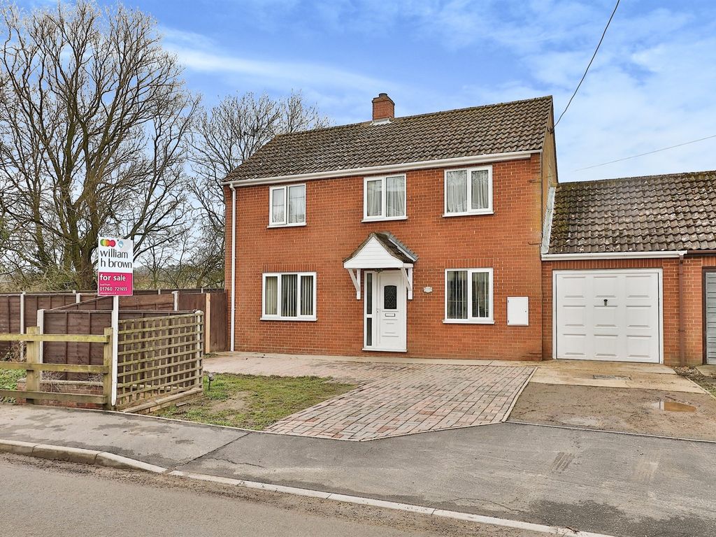 3 bed link-detached house for sale in The Street, Sporle, King's Lynn ...