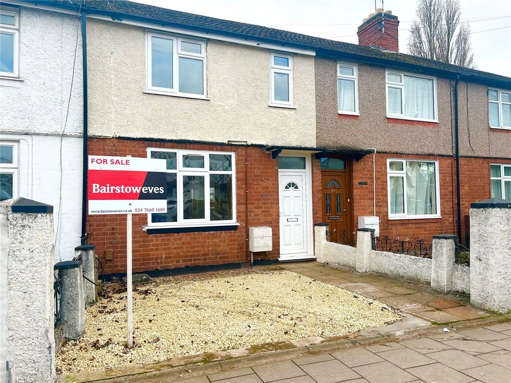 3 bed terraced house for sale in Parkgate Road, Holbrooks, Coventry CV6