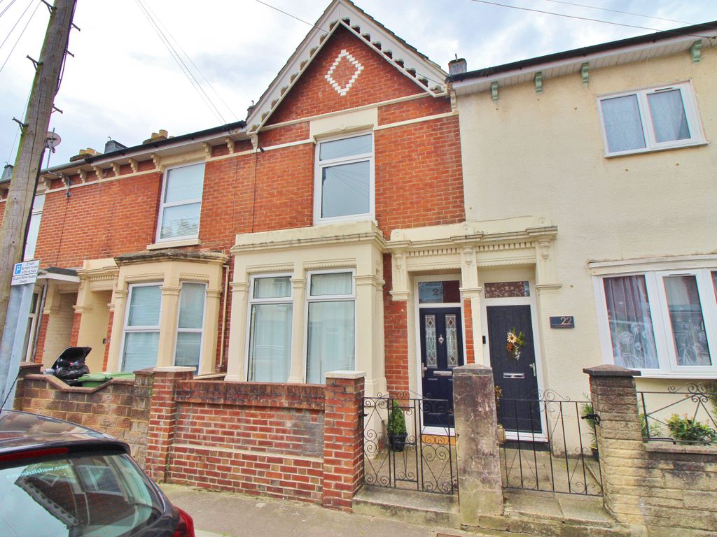 3 bed terraced house for sale in Thorncroft Road, Portsmouth PO1, £